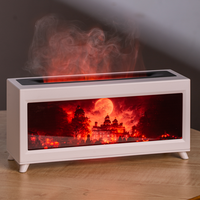 Diffuseur d'arôme de cheminée de flamme de l'humidificateur intelligent portable de la Chine 200ml pour le bureau à domicile