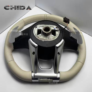 Volante Beige Personalizzato Adatto per <span class=keywords><strong>Mercedes</strong></span> W205, W211, GLE, CLA W176, W213, W222 (inclusi CLS e Classe G) - Product Image 5