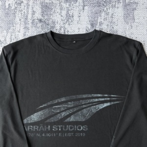 T-shirt pour <span class=keywords><strong>homme</strong></span> en coton et polyester personnalisé MT1673, séchage rapide, 240GSM, impression TG, t-shirt noir résistant au rétrécissement, manches longues - Product Image 4