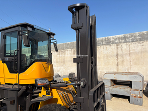 Carretillas elevadoras diésel todoterreno 4x4 de alta calidad, 3,5 toneladas, 4 toneladas, 5 toneladas, caja de cambios de motor EPA EUR5, el mejor precio, cargadora de ruedas en movimiento - Product Image 5