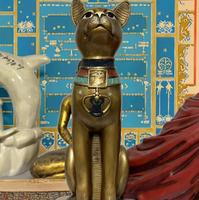 2026 Figurines et Statues de chat égyptien en résine, Artisanat d'art, Objets de collection, Vente en gros usine