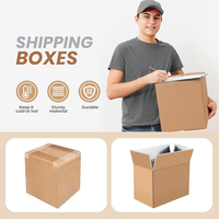 Boîte d'emballage en carton avec chaîne du froid personnalisée Boîtes d'expédition à isolation thermique pour aliments congelés