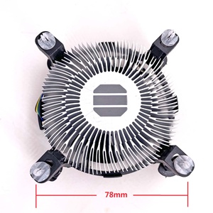 Ventiladores enfriadores silenciosos PWM 4P personalizados, Enfriador de radiador para ordenador, Chip IC <span class=keywords><strong>CPU</strong></span> Intel <span class=keywords><strong>socket</strong></span> <span class=keywords><strong>LGA</strong></span> 775 115 1151 1155 1155 1156 <span class=keywords><strong>1200</strong></span> 1700 - Product Image 4