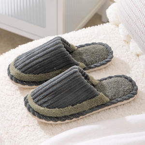 Relajación máxima: Interior de pana para pantuflas, cómodo y resistente para uso doméstico, suave, impermeable y transpirable para otoño. - Product Image 3