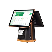 15.6" Cashier Machine POS Software Android Pos System All in One Pos Systems Printer Retail Coffee Shop Cash Register Terminal