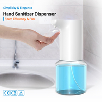 Dispensador de Jabón Líquido de Espuma Portátil OEM, Montado en Pared, Digital, Automático, Sin Contacto, para Lavandería, Hotel, Recargable, con Batería, Certificado CE