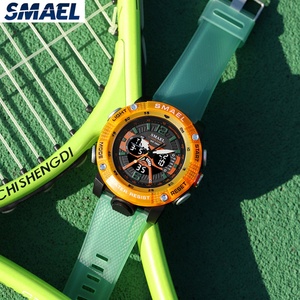 Montre électronique LED étanche pour le sport en plein air SMAEL 8058, nouvelle arrivée, bracelet en caoutchouc, numérique pour homme, montre pour étudiants - Product Image 1