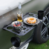 Support magnétique pour perceuse, panneau de table 50x25cm, étagère latérale portable pour voiture 4x4, camping en plein air