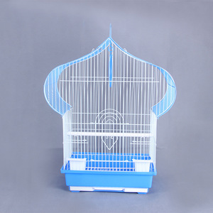 Tel metal küçük kuş kafesi pet papağan kafesi küçük süs kuş kafesi - Product Image 2