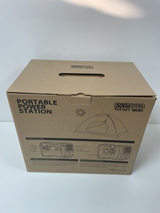 Caja de Cartón Ecológica de Papel Kraft, Fácil de Plegar, Embalaje Plano, Fondo Automático, Cajas de Cartón Corrugado de Color - Product Image 3