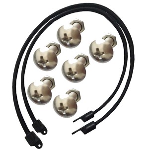 Pernos de tornillo de acero inoxidable para embarcaciones con cuerda elástica de 50 cm para reparación y piezas de repuesto de kayaks y embarcaciones al aire libre - Product Image 4