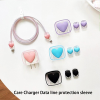 Protection Mignonne pour Câble et Adaptateur Secteur iPhone 20W – Étui de Protection pour Tête de Chargeur