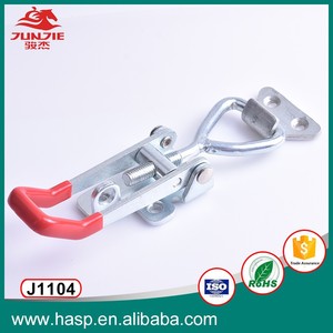 Abrazadera <span class=keywords><strong>Delta</strong></span> de acero inoxidable con resorte con abrazadera de palanca ajustable de ojo de gancho para candado de sujeción de caja de herramientas J1104 - Product Image 3