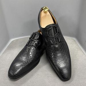 Nouvelles Chaussures Mocassins Respirantes en Cuir de Vachette 2026 pour Hommes – Idéales pour le Bureau et la Carrière, Chaussures Plates Rehaussantes pour l'Automne - Product Image 4