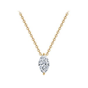 Collier en diamant de laboratoire de forme marquise personnalisée multi-formes F VS1, vente chaude, bijoux de mariée - Product Image 1