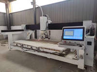 Machine de traitement CNC ATC entièrement automatique avec chargement, découpe et cisaillement intégrés, contrôlée par PLC, à moteur, fonctionnement intelligent
