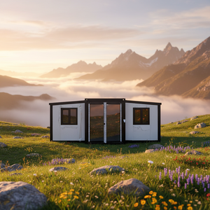 Casa Contenedor Plegable Prefabricada <span class=keywords><strong>de</strong></span> Ensamblaje Rápido, Ahorro <span class=keywords><strong>de</strong></span> Espacio, Transporte, Uso en Múltiples Escenarios, Campamento, Construcción, Dormitorio, Ayuda en Desastres - Product Image 1