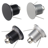 Lampu Halogen IP67 Aluminium Tersembunyi 1W untuk Lanskap Luar Ruangan, Taman, Mini Kreatif Anti Silau, Tangga Sudut, Kaca