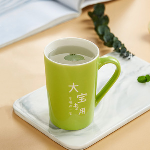 Set di tazze in ceramica per la famiglia, per genitori e bambini, personalizzate con manico, regali primavera 2021 - Product Image 4