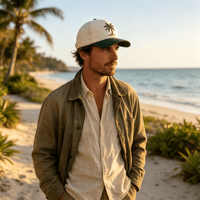 Casquettes de baseball unisexe vintage vierges non structurées avec logo en patch de caoutchouc personnalisé, pour les vacances en bord de mer, la randonnée et les activités de plein air, fourniture directe usine