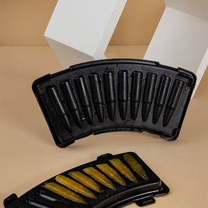 YS toptan DIY Ice Cube kalıpları tabancası mermi şekli silikon buz kalıbı meyve Ice Cube krem makinesi mutfak Bar içme aksesuarları - Product Image 3