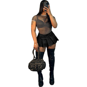 <span class=keywords><strong>Falda</strong></span> Midi <span class=keywords><strong>de</strong></span> Gasa <span class=keywords><strong>de</strong></span> Color Liso para Mujer, Elegante, <span class=keywords><strong>de</strong></span> Cintura Alta, Ajustada, Transpirable, Antiestática, con Abertura a Media Pantorrilla - Product Image 6