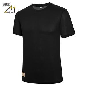 Camiseta Deportiva Aonesport para Hombre, Tejido Deportivo, 100% Poliéster, Secado Rápido, Transpirable, Cuello Redondo, Manga Corta, Corte Regular, Lisa - Product Image 2