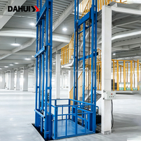 Plateforme élévatrice hydraulique murale verticale pour marchandises, usage domestique et industriel, hauteur de levage 8m