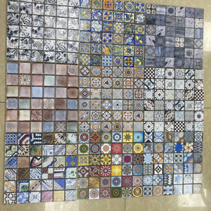 Mattonelle stampate a getto d'inchiostro Morroco in marmo a mosaico - Product Image 1