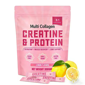 OLLI OEM 5g Creatina Monohidrato Colágeno Tipos I II III V X Proteína en Polvo Vitamina C Ácido Hialurónico 30 Porciones - Product Image 2