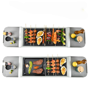 <span class=keywords><strong>Barbecue</strong></span> au <span class=keywords><strong>charbon</strong></span> <span class=keywords><strong>de</strong></span> <span class=keywords><strong>bois</strong></span> portable en métal pour l'extérieur, pliable, avec étagère en fonte, <span class=keywords><strong>valise</strong></span> pour un usage domestique - Product Image 5
