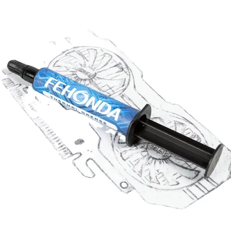 새로운 Fehonda 14.8w 4g 8g 12g 열 페이스트 전도성 복합 실리콘 그리스 파스타 Termicass 노트북 용 CPU GPU VGA