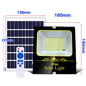 Projecteur industriel étanche Ip65 lampe à énergie solaire extérieure réflecteur Led lampe solaire de jardin