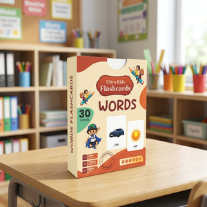 Tarjetas de Aprendizaje Temprano Medlab India Words, Juego de 30 Tarjetas Educativas para Niños Pequeños y Enseñanza Familiar, Seguro para Niños - Product Image 5