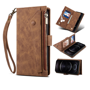 Funda tipo cartera con correa cruzada para Samsung <span class=keywords><strong>Galaxy</strong></span> S26 Ultra/S25FE/S24/A56/A17, con tarjetero y cordón - Product Image 2