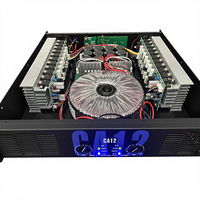 Amplificateur de puissance numérique audio professionnel 2 canaux AW CA 2u avec boîtier métallique pour enceintes de scène, karaoké et DJ Line Array