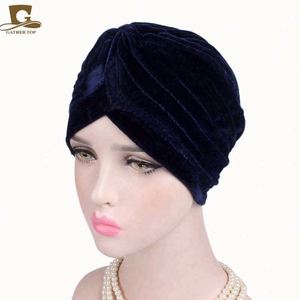 GTOP Vente en gros – Bonnets de nuit/chémos doux et confortables pour femmes, avec logo personnalisé, style turban africain torsadé - Product Image 5