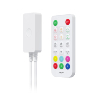Contrôleur SPI PWM série CE RoHS SP63XE/SP64XE DC5-24V EU/UK pour bande LED RGB/RGBW/RGBCCT avec synchronisation musicale RF/Bluetooth/Zigbee et variateur LED