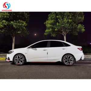 Honghang gonna laterale auto estensione in fibra di carbonio minigonne laterali per Volkswagen <span class=keywords><strong>T6</strong></span> <span class=keywords><strong>Golf</strong></span> BMW F30 G20 E90 Cadillac Honda Tesla - Product Image 4