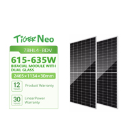 Jinko Tiger Neo N kaca ganda, panel surya Mono 600w 580w 575w 560 585 Watt 700w fotovoltaik Panneaux Solr