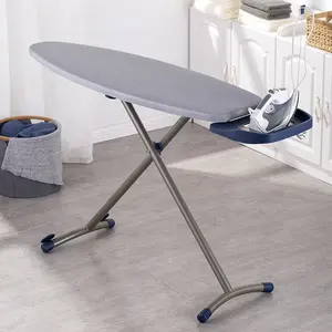 European Mesh Foldable Ironing Board Adjustable Height Folding Iron Board Heat Resistant Ironing Board Cover 100% Cotton