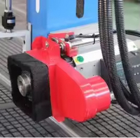 Routeur CNC 4 axes haute précision 2137 ATC avec changeur d'outils automatique linéaire pour meubles, portes d'armoires, moules, sculpture sur bois 3D