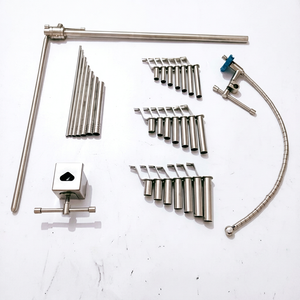 Système d'opérations chirurgicales de la colonne vertébrale Renix à source d'alimentation manuelle, 21 coupelles, 6 dilatateurs, en acier inoxydable, ensemble d'instruments de chirurgie minimale, premiers secours - Product Image 1