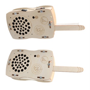 OKYN-G5402 DIY Wooden <b>Walkie</b> <b>Talkie</b> Assembly Kit STEM Educational Handmade Toy - Product Image 3