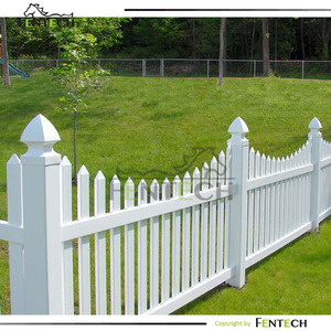 Garden <strong>Fence</strong> White <strong>Picket</strong> Useful Hot Sale Cheap Vinyl/<strong>wood</strong> Fencing, Trellis &amp; Gates Fentech for <strong>Wood</strong> <strong>Fence</strong> <strong>Picket</strong> PVC Plastic - Product Image 2