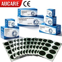 Kit Completo de Reparación de Neumáticos, Parche Frío de Goma Multitamaño de 30-75 mm para Plantas de Recauchutado de Neumáticos