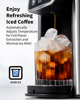 Cafetera SHARDOR Compacta 3 en 1 para Cápsulas K-Cup, con Depósito de Agua Grande de 1.5L