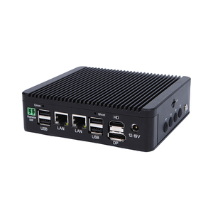 Mini PC Industri Intel BayTrail N2840 J1800 J1900 N95 Dual Gigabit LAN Tanpa Kipas Win10 Win11 Linux Komputer Mini untuk Industri - Product Image 1