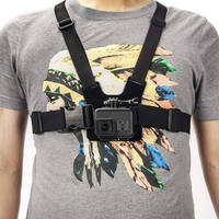 Support de poitrine universel pour caméras d'action GoPro 14 13 DJI Insta360, harnais corporel réglable pour le vélo, le ski, les vlogs vidéo