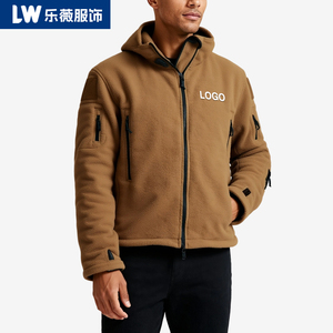 Tùy chỉnh Mùa Thu/Mùa Đông mới đến người đàn ông của lông cừu áo khoác ngoài trời ấm trùm đầu Áo khoác - Product Image 3